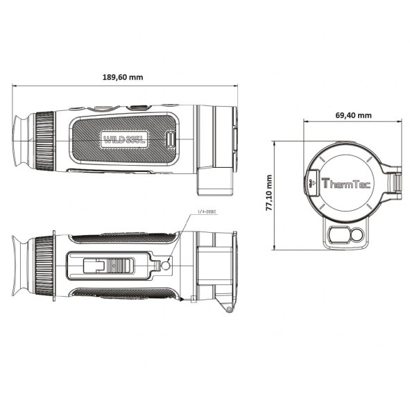 ThermTec Wild 335L LRF Wärmebildkamera